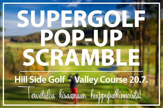 Osallistu Supergolf POP-UP scrambleen!