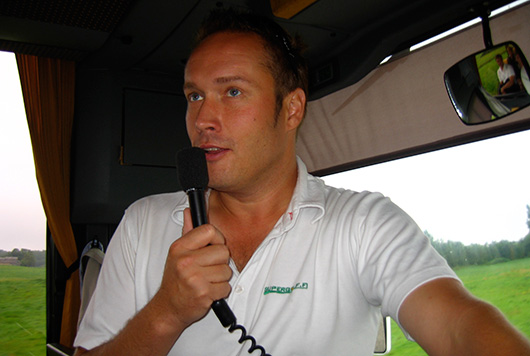 Jari Koski Supergolfin ensimmäisellä ryhmämatkalla 2009